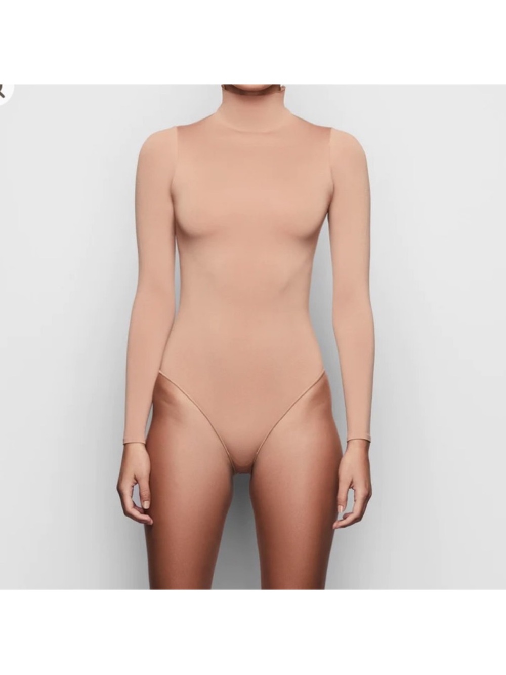Skims Essential‎ Mock Neck Bodysuit nwot size L / XL
